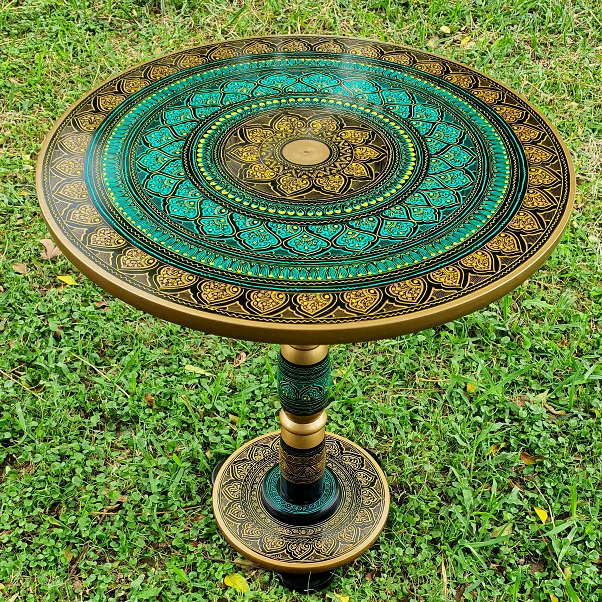 hand painted table - Image 2